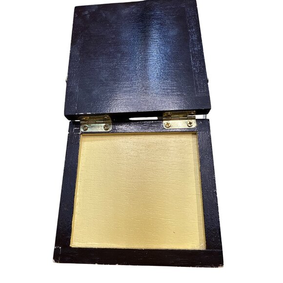 Holliday Themed Vintage Dancing Clown Wooden Music Box With Christmas Tree And T - Picture 9 of 10